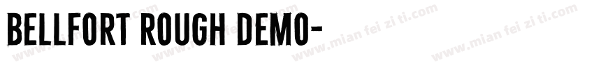 bellfort rough demo字体转换